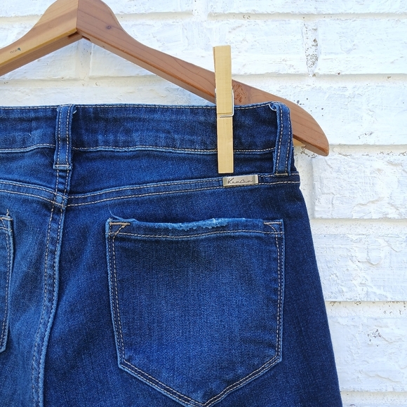 Kancan Highrise Skinny Jeans Size 9/28 Dark Wash - Picture 6 of 7